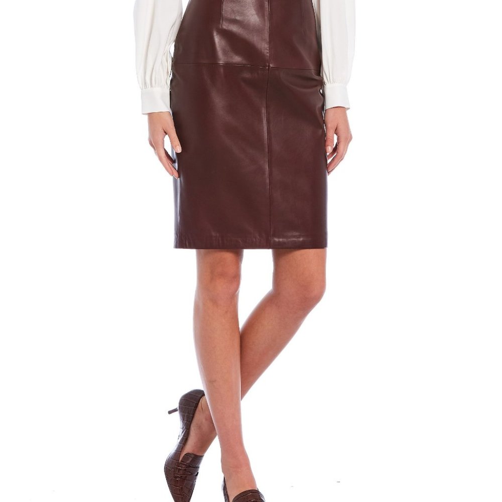 ANTONIO MELANI Caroline Leather Skirt